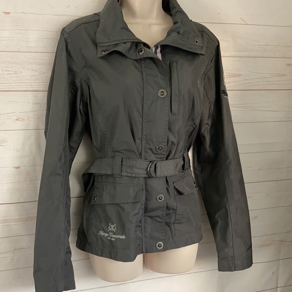 Horze Crescendo Sz M Equestrian Gray Utility Jacket - Picture 2 of 14